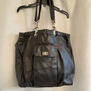 Halogen Leather Tote Bag